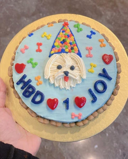 Mini Face Birthday Cake [Poochie's Pie] - The Pet Belly