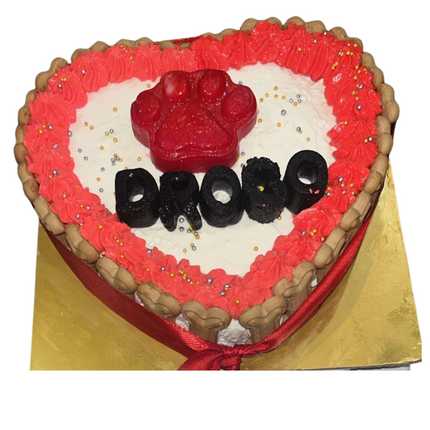 Paw's Heart Cake