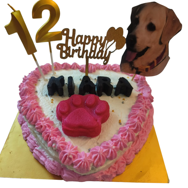 Paw's Heart Cake