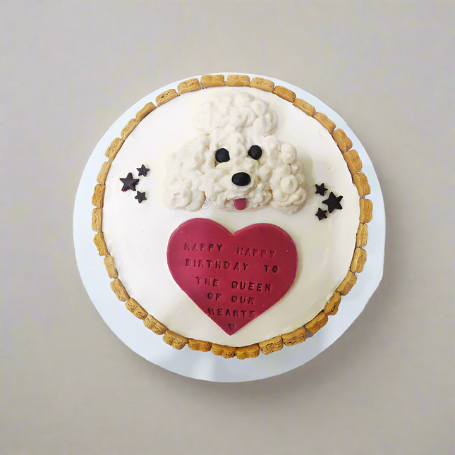 Poodle Small Face Cake [600g] [Paw Petisserie]