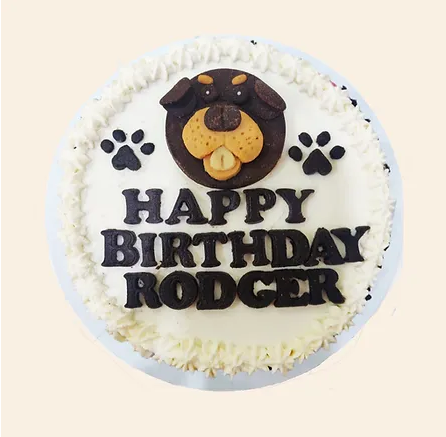 Rottweiler Face Cake (Small) [600g] [Paw Petisserie]