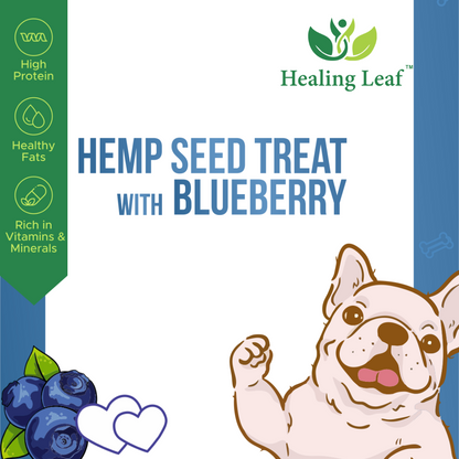 Hemp Blueberry Treat [100g] [Healing Leaf]