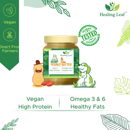 Hemp Peanut Butter for Pets [100gm] [Healing Leaf]