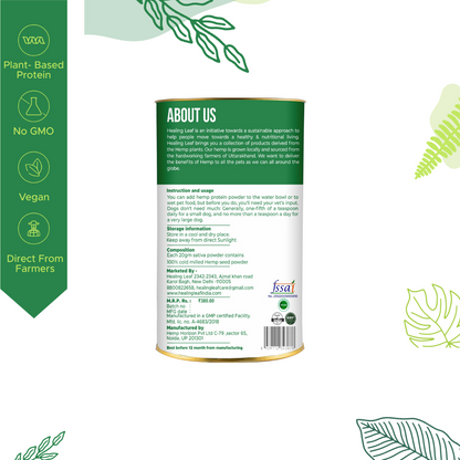 Hemp Protein Powder for Pets [Healing Leaf]