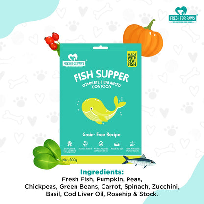 Fish Supper [100g] [Fresh For Paws] - The Pet Belly