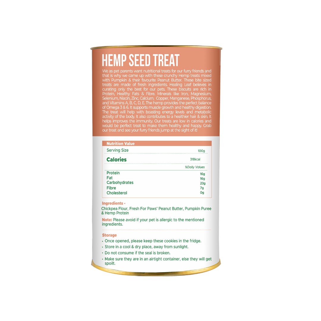 Hemp Pumpkin Treat [100g] [Healing Leaf]