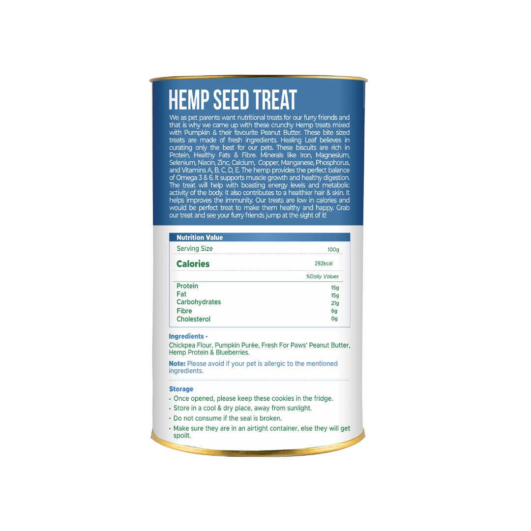 Hemp Blueberry Treat [100g] [Healing Leaf]