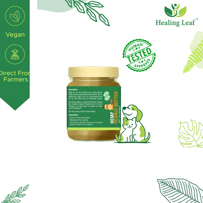 Hemp Peanut Butter for Pets [100gm] [Healing Leaf]