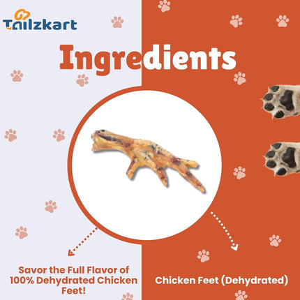 Dehydrated Chicken Feet, Neck and Wings