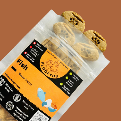 Fish Cookies [100g] [Floof You] - The Pet Belly