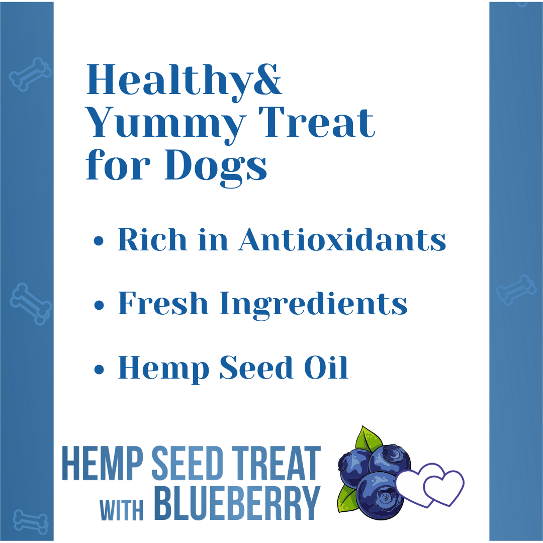 Hemp Blueberry Treat [100g] [Healing Leaf]