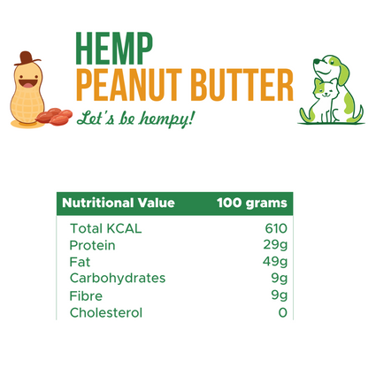 Hemp Peanut Butter for Pets [100gm] [Healing Leaf]