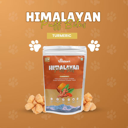 Himalayan Turmeric Puff Bites | Gluten-Free Cheese Treats [70g]