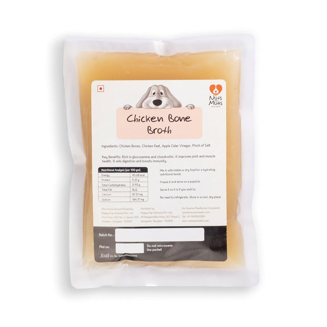 Chicken Bone Broth (Pack of 2, 100g each) [Nuts Over Mutts]