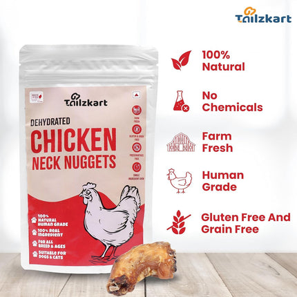 Dehydrated Chicken Neck Nuggets [200g]