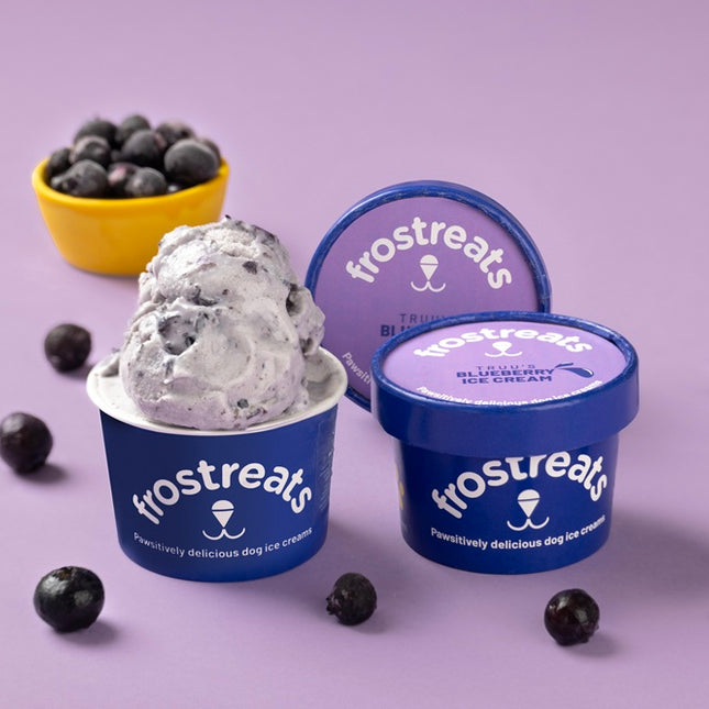 Truu's Blueberry Ice Cream for Dogs [125ml] [Frostreats by Zimero]