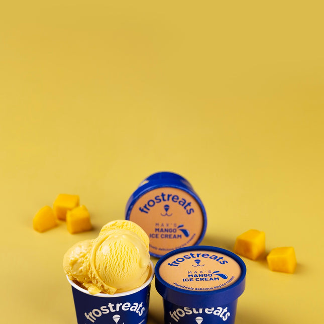 Max's Mango Ice cream for Dogs [125ml] [Frostreats by Zimero]