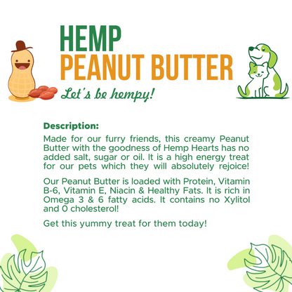 Hemp Peanut Butter for Pets [100gm] [Healing Leaf]