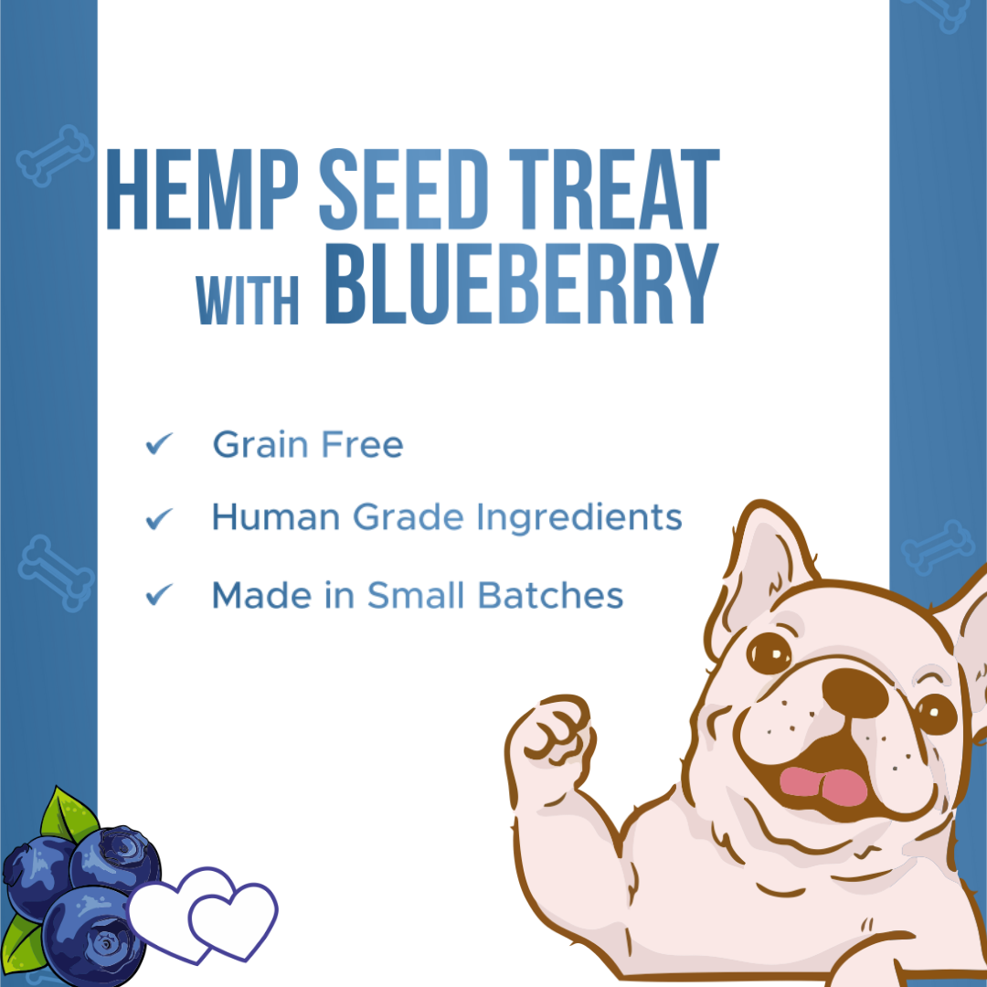 Hemp Blueberry Treat [100g] [Healing Leaf]