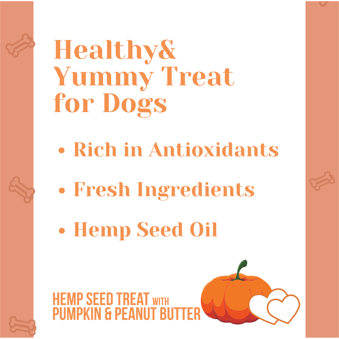 Hemp Pumpkin Treat [100g] [Healing Leaf]