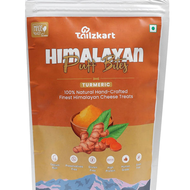 Himalayan Turmeric Puff Bites | Gluten-Free Cheese Treats [70g]