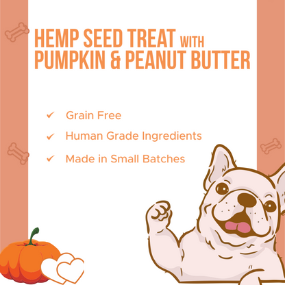 Hemp Pumpkin Treat [100g] [Healing Leaf]