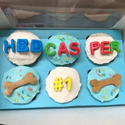 Peanut Butter Cupcakes for Dogs [The Barkery by NV]