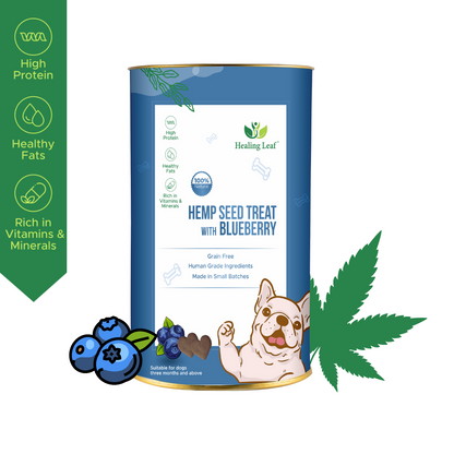 Hemp Blueberry Treat [100g] [Healing Leaf]