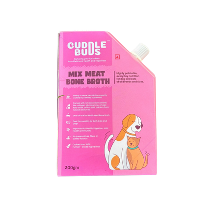 Mix Meat Bone Broth – For Dogs & Cats [CuddleBuds]