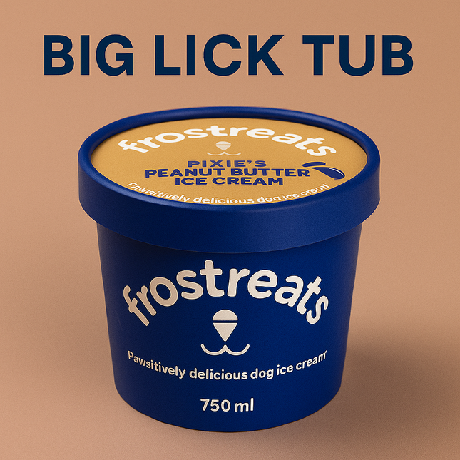 Peanut Butter Big Lick Tub (750ml) [Frostreats by Zimero]