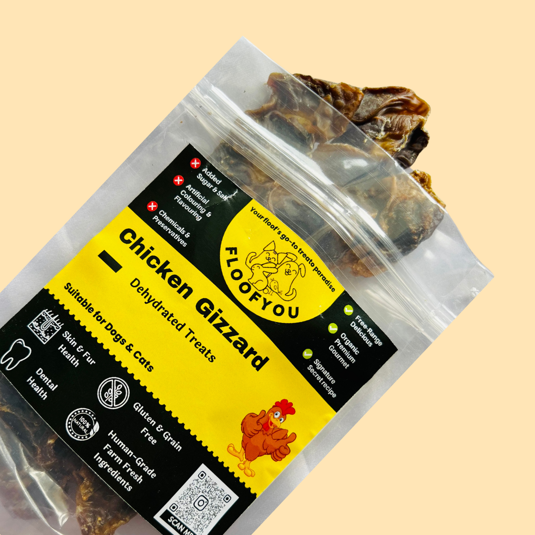 Chicken Gizzard Dog treat (70g) [Floof You]