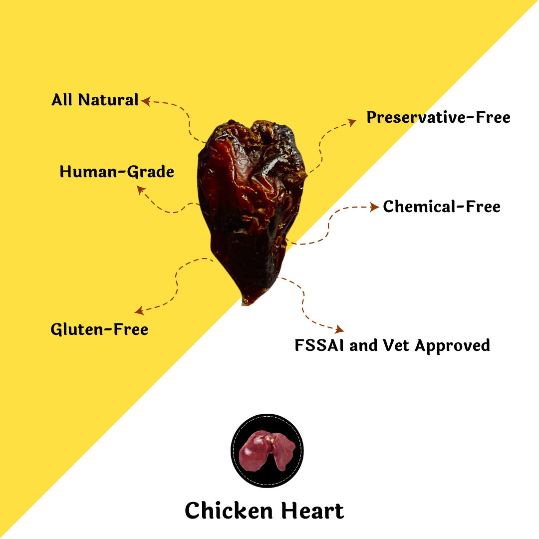 Chicken Heart- Dog and Cat treat (70g) [Floof You]