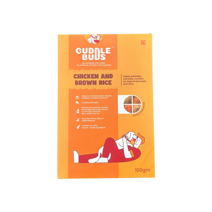 Chicken & Brown Rice Bowl – For Dogs [CuddleBuds]