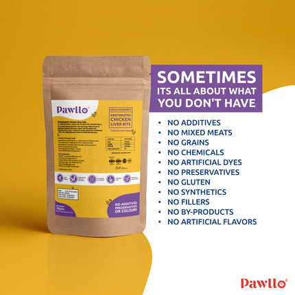 Chicken Liver Bits (100g) [Pawllo]