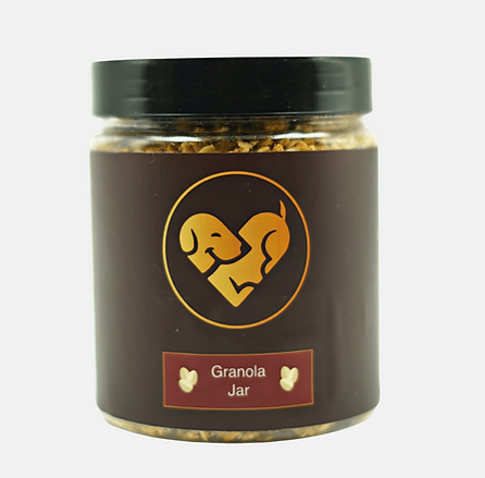 Granola Jar [200g] [Paw Petisserie] - The Pet Belly