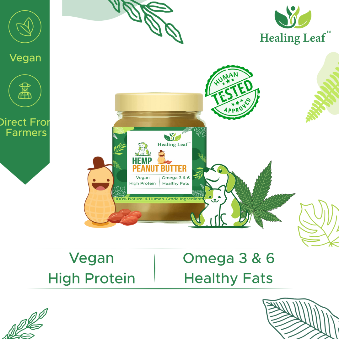 Hemp Peanut Butter for Pets [100gm] [Healing Leaf]