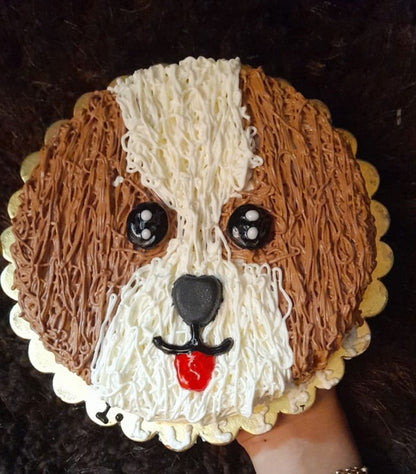 Shih Tzu Face Cake [The Furry Baker]