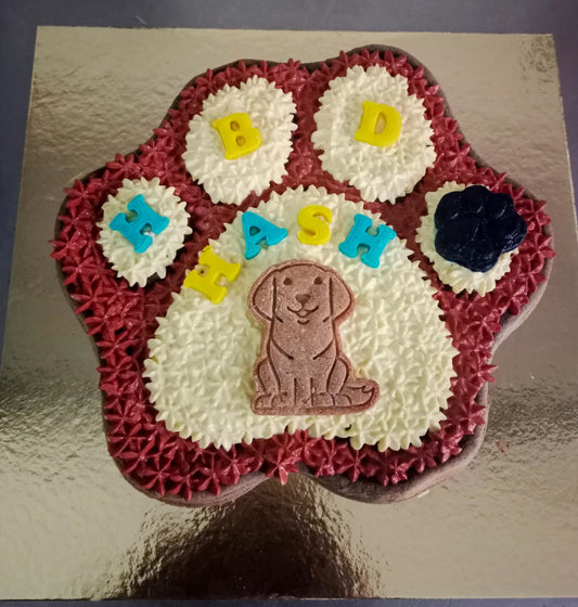 Dog Paw Shaped Cake [500g] [Puppychef]