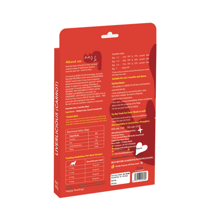 Liverlicious Meal Topper (Carrot) (80g) [Fresh For Purrs]