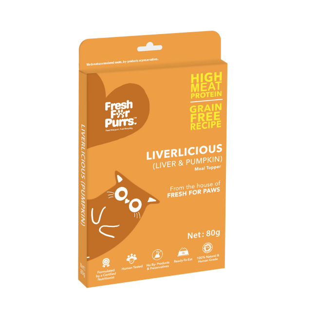 Liverlicious Meal Topper (Pumpkin) (80g) [Fresh For Purrs]