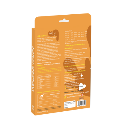 Liverlicious Meal Topper (Pumpkin) (80g) [Fresh For Purrs]