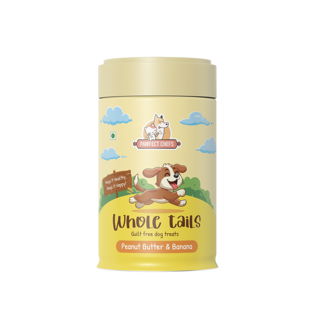Whole Tails Peanut Butter & Banana Treats (200g) [Pawfect Chefs]