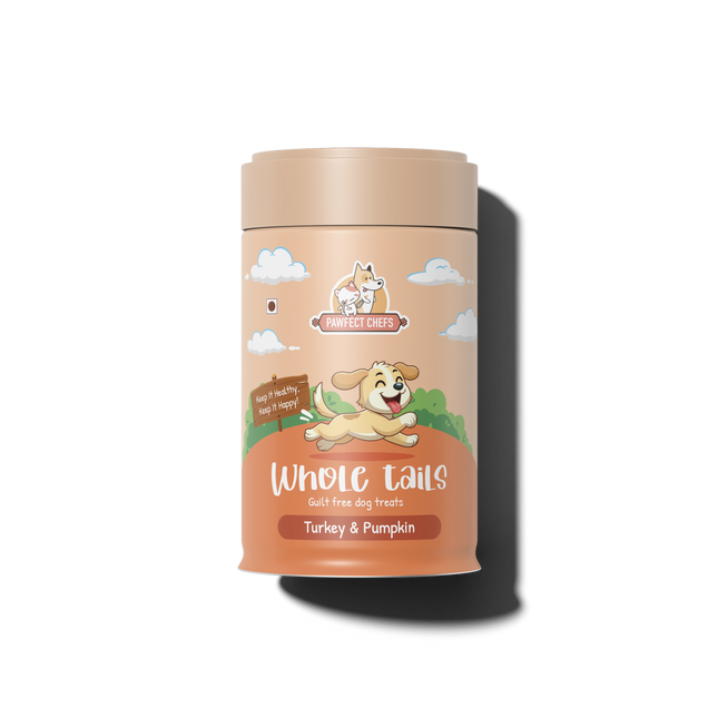Whole Tails Turkey & Pumpkin Treats (200g) [Pawfect Chefs]