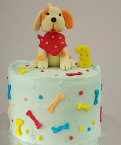 Chicken Carrot Cake with 3d edible doll [Puppychef] - The Pet Belly