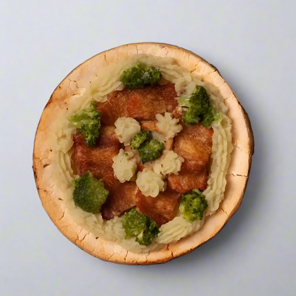 Norwegian Salmon Pizza Pie [4 inches] [Puppychef] - The Pet Belly