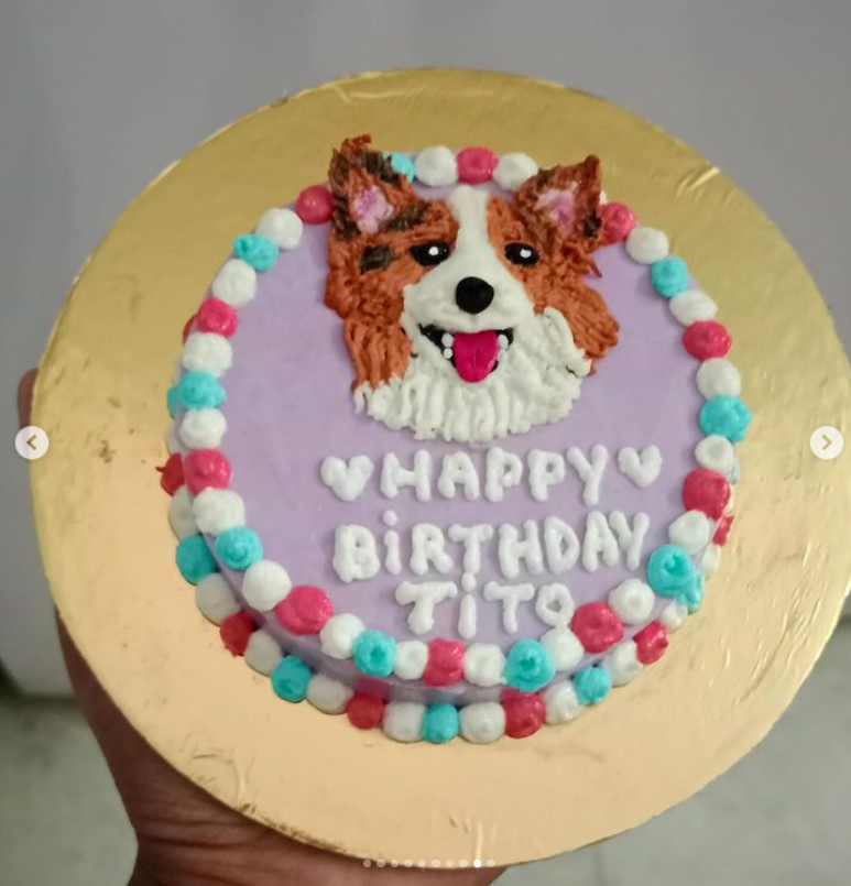 Animated Dog Face Cake [Puppychef]