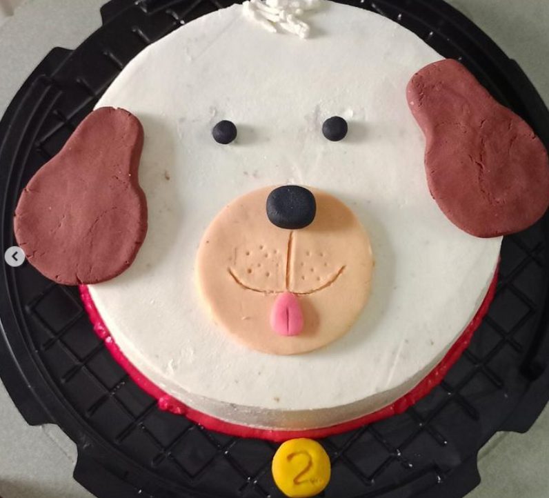 Animated Dog Face Cake [Puppychef]