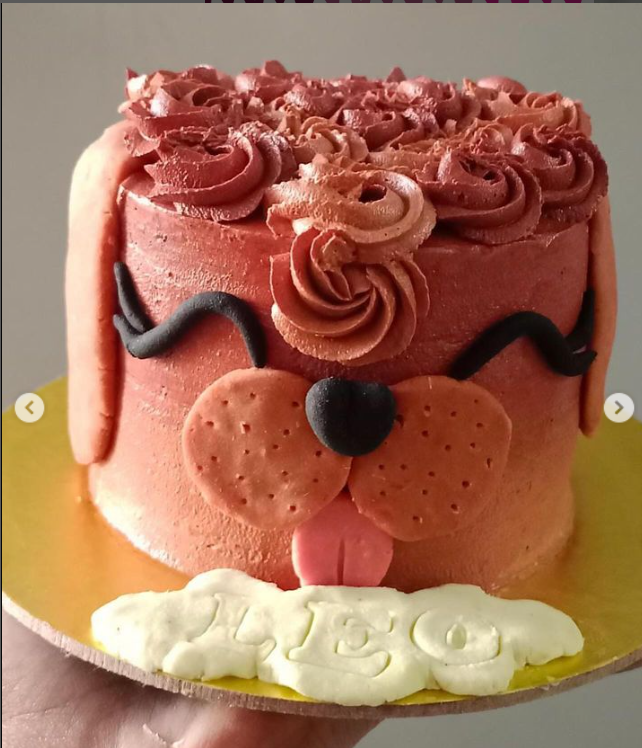 Doggy Face Cake [Puppychef]