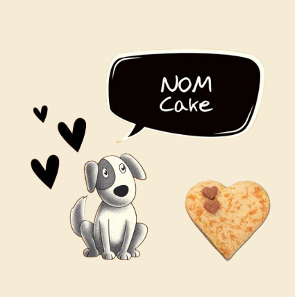 The NOM Cake (700g) [Nuts Over Mutts]