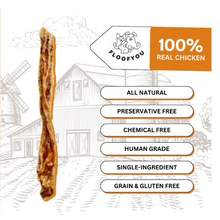 Dehydrated Chicken Breast Strips [FloofYou]